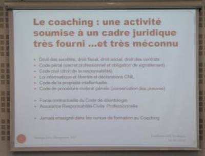 Cadre juridique du coaching